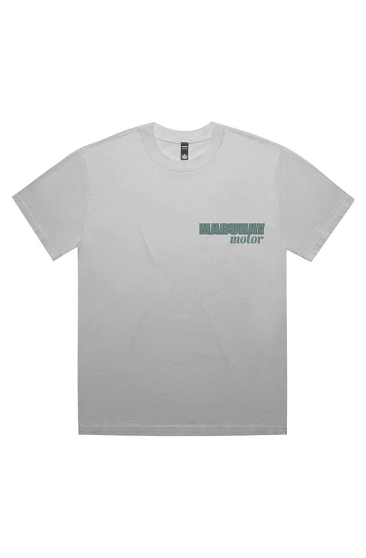 Heavy Faded Minus Tee Blanc - Mabuhay One horsepow