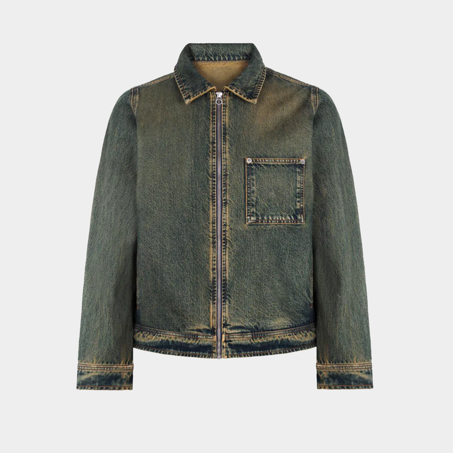 Faded Relaxed Denim Jacket