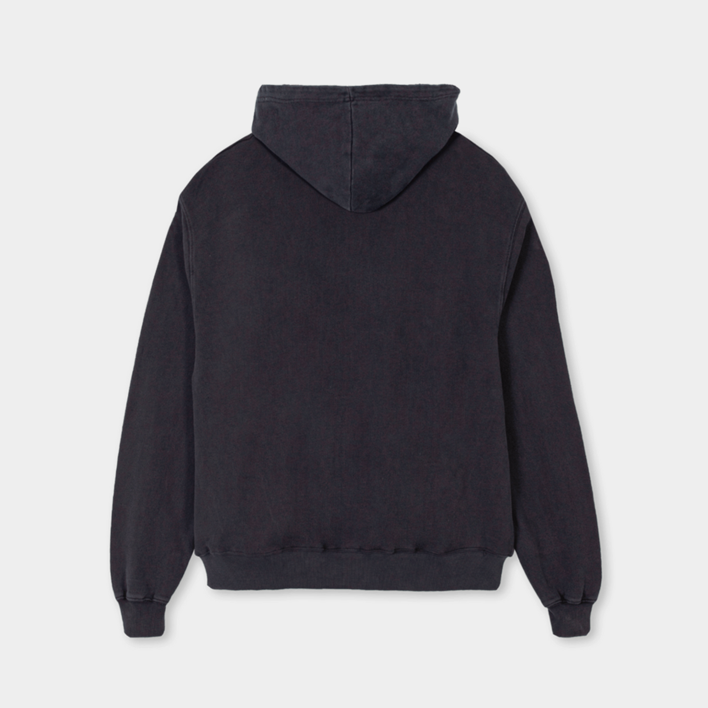 Oversized Zip Hoodie - Vintage Black